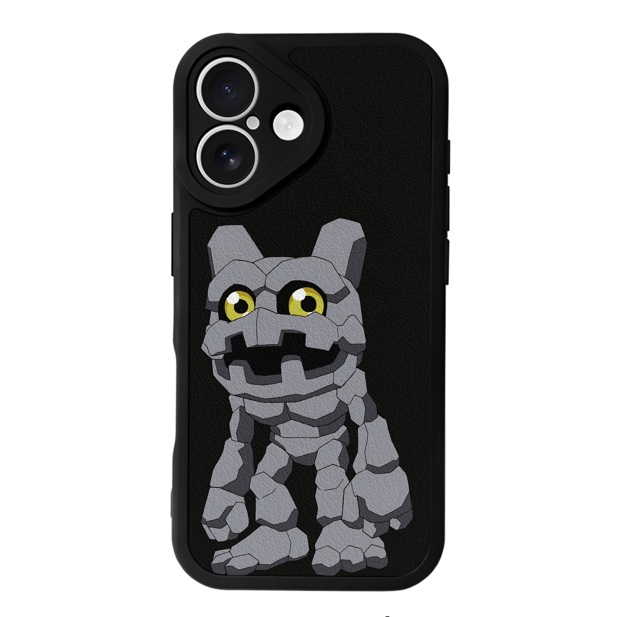 （画像用） Digimon デジタルモンスター/デジモン 【iPhone 16シリーズ対応】シリコンスマホケース（レザー調） 材質：シリコン